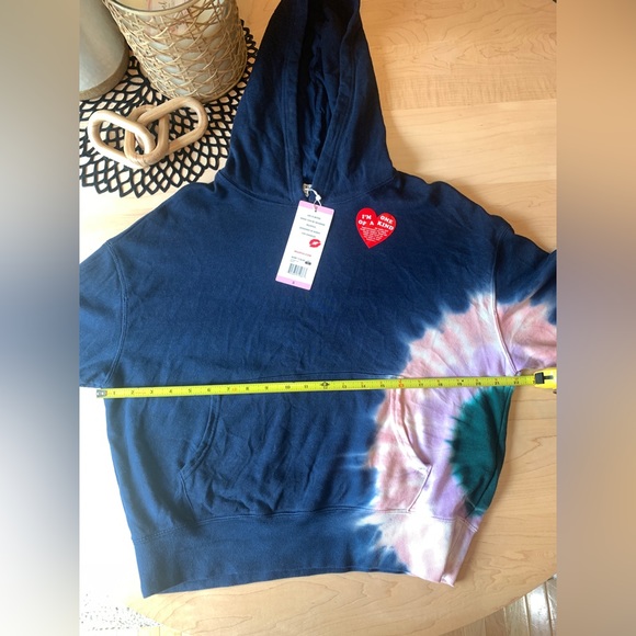 Wildfox hooded tie dye sweatshirt, size Small NWT - Picture 3 of 8